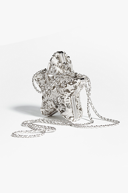 Chanel Star Minaudière Collector’s Edition – Silver-Tone Metal with Strass