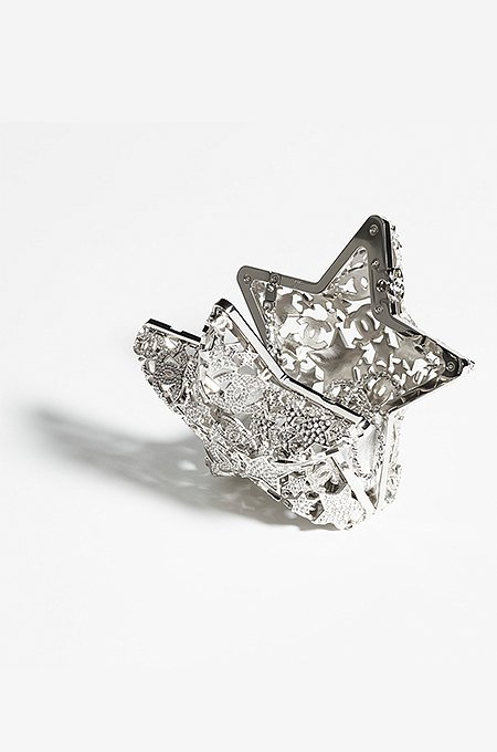 Chanel Star Minaudière Collector’s Edition – Silver-Tone Metal with Strass