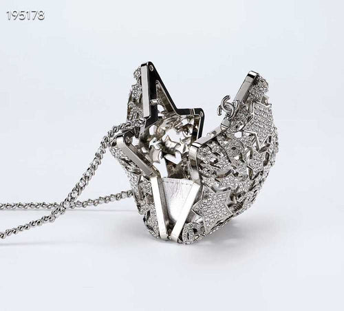 Chanel Star Minaudière Collector’s Edition – Silver-Tone Metal with Strass