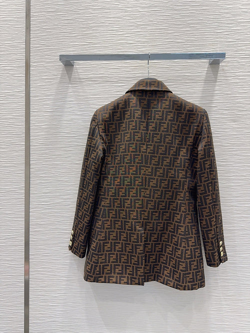 Fendi Roma Élite Monogram Tailored Blazer