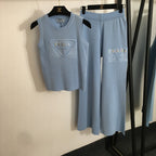 Prada Monogram Knitwear Pants Set for Women