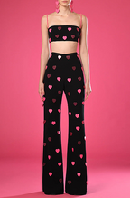 'Bling of Hearts' 2 Piece Pants Set