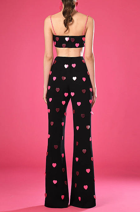 'Bling of Hearts' 2 Piece Pants Set