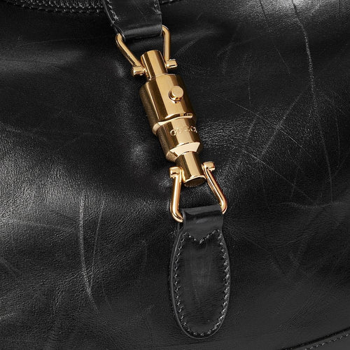 Gucci Noir Jackie 1961 Small Hobo Bag (Smooth Leather)