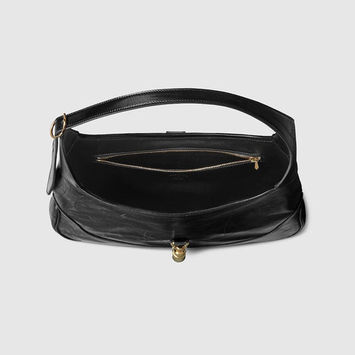 Gucci Noir Jackie 1961 Small Hobo Bag (Smooth Leather)
