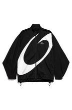 Balenciaga “Velocity Curve” Graphic Windbreaker – Black & White