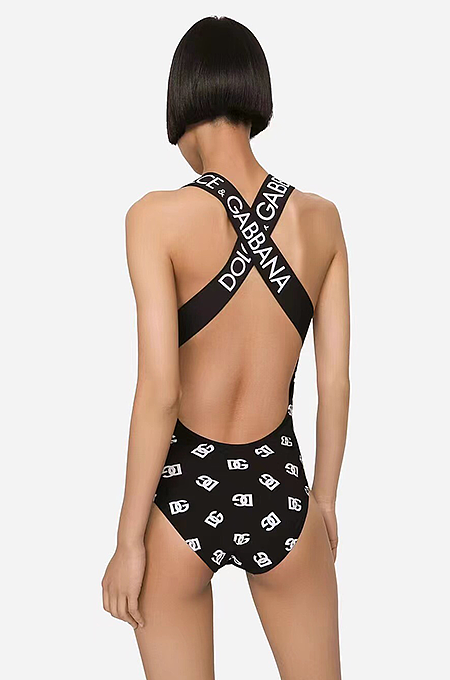 D&G Monogram One Piece Swimwear
