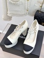 Chanel Classic Mary Jane Leather Heels