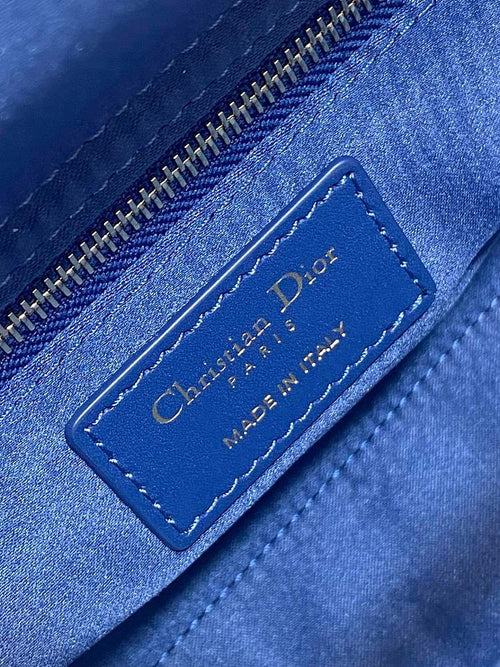 Christian Dior Metallic Rhinestone Handle Bag