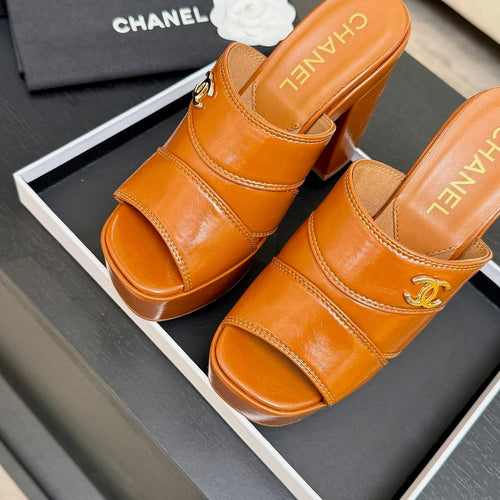Chanel Élévation Platform Mule – Caramel Cuir Edition