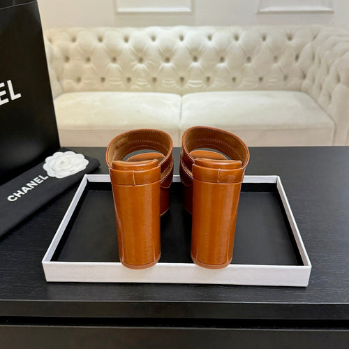 Chanel Élévation Platform Mule – Caramel Cuir Edition