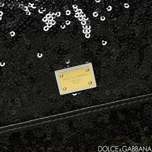 'Sequel of She' Dolce & Gabbana Sicily Sequins Shoulder Bag