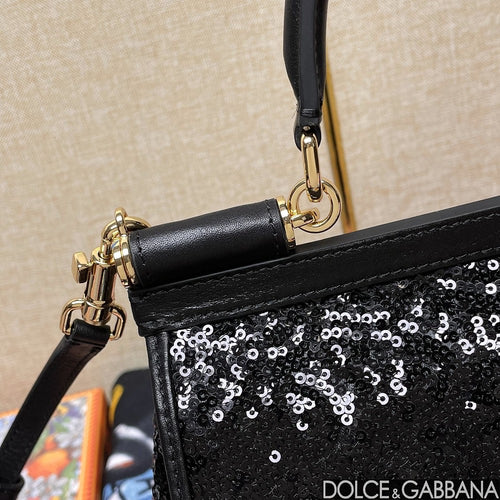 'Sequel of She' Dolce & Gabbana Sicily Sequins Shoulder Bag
