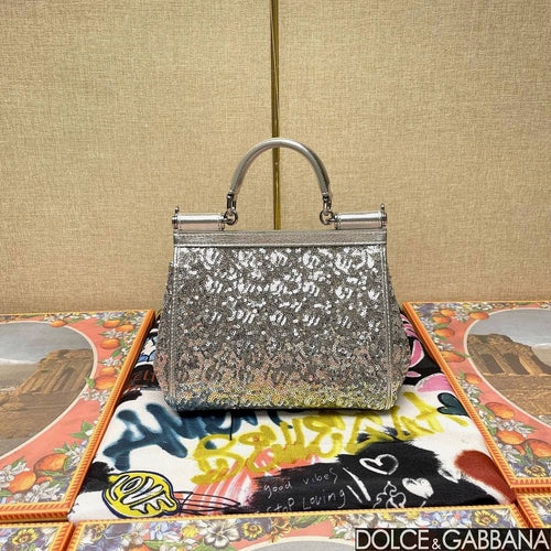 'Sequel of She' Dolce & Gabbana Sicily Sequins Shoulder Bag