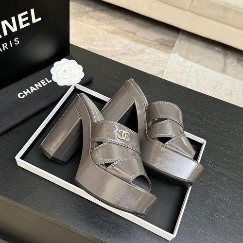 Chanel Élévation Platform Mule – Gris Cendré Edition