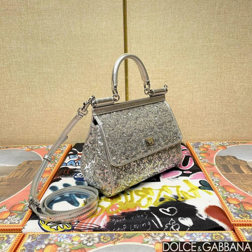 'Sequel of She' Dolce & Gabbana Sicily Sequins Shoulder Bag