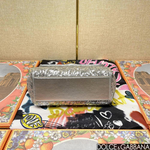 'Sequel of She' Dolce & Gabbana Sicily Sequins Shoulder Bag