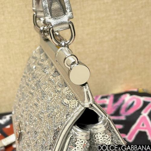 'Sequel of She' Dolce & Gabbana Sicily Sequins Shoulder Bag