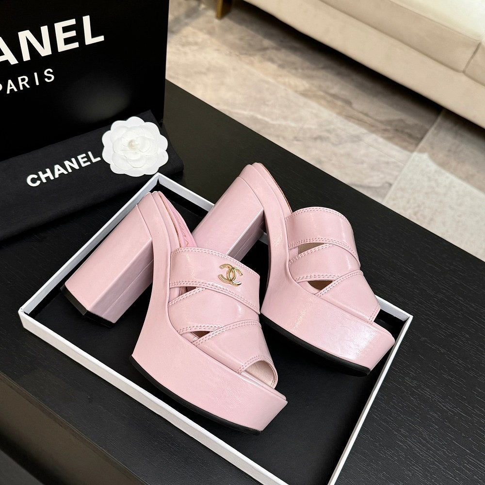 Chanel Élévation Platform Mule – Rose Poudré Edition – LUXE LIVING