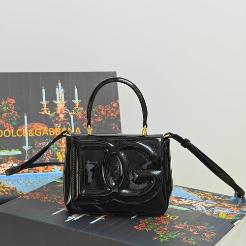 D&G Mini Patent Leather Handbag