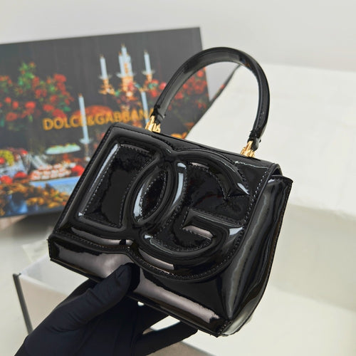 D&G Mini Patent Leather Handbag