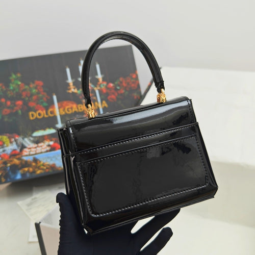 D&G Mini Patent Leather Handbag