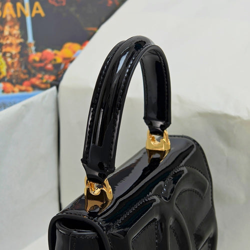 D&G Mini Patent Leather Handbag