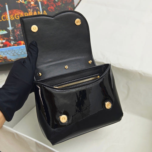 D&G Mini Patent Leather Handbag