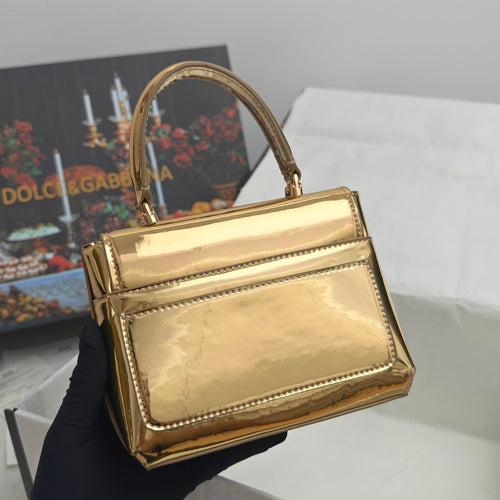 D&G Mini Patent Leather Handbag