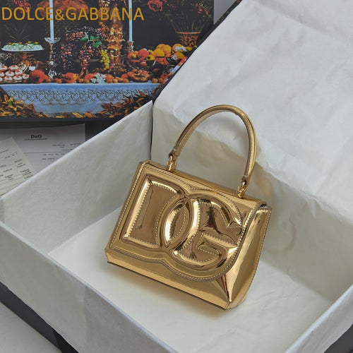 D&G Mini Patent Leather Handbag