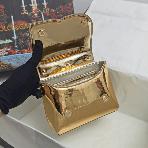 D&G Mini Patent Leather Handbag