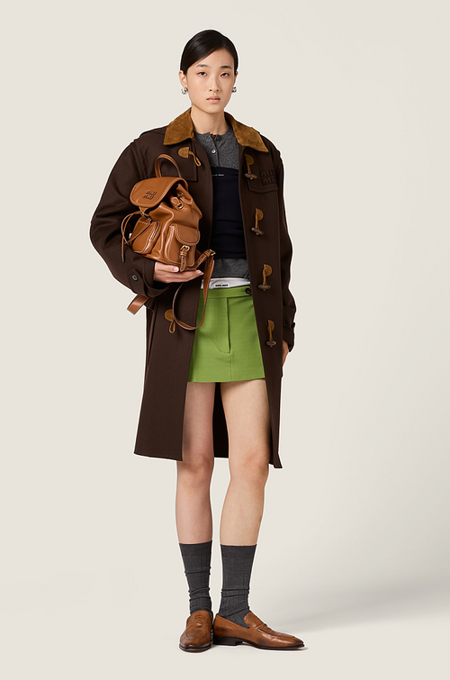 Miu Miu – Verdant Tailored Mini Skirt
