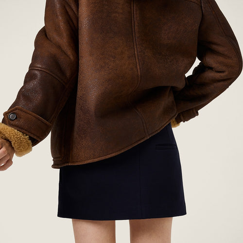 Miu Miu – Noire Académie Tailored Mini Skirt