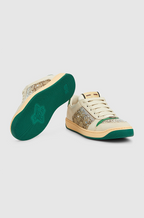 GUCCI “Lumineux Verde” Crystal-Set Low Sneakers