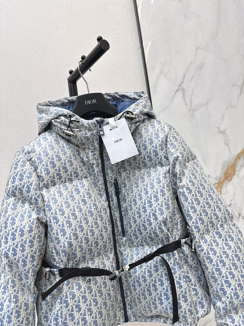 “Parfum d’Hiver” Dior Oblique Alpine Puffer — Signature Monogram Winter Jacket