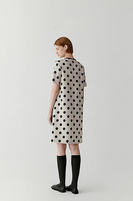 The Polka Perfection Shift Dress