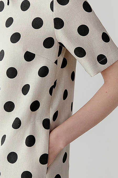 The Polka Perfection Shift Dress