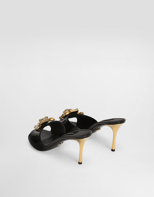 Dolce & Gabbana – Nero Regale Jewel Mules