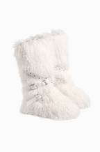 “Montagne Luxe Shearling Armure” — Couture Fur Boots with Atelier Strap Harness