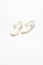 Chanel – Blanc Riviera CC Espadrille Flats