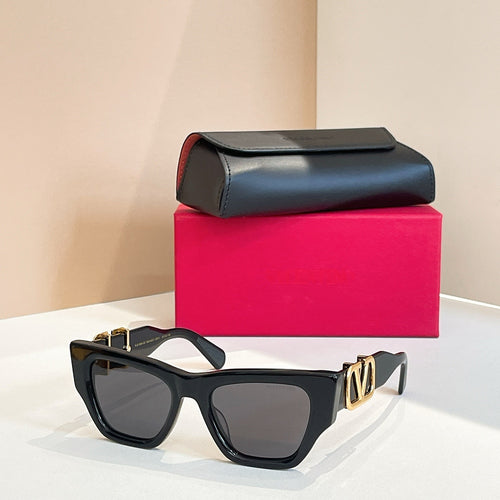 Valentino V-Square Sculpted Sunglasses