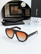 Prada – Plume Oversized Aviator Sunglasses