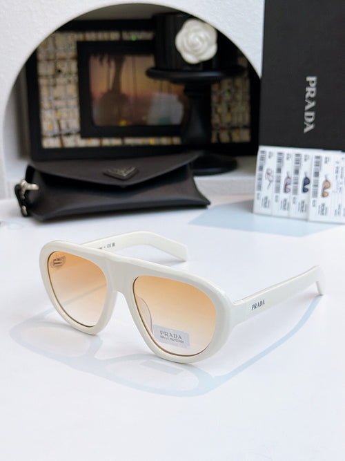 Prada – Plume Oversized Aviator Sunglasses