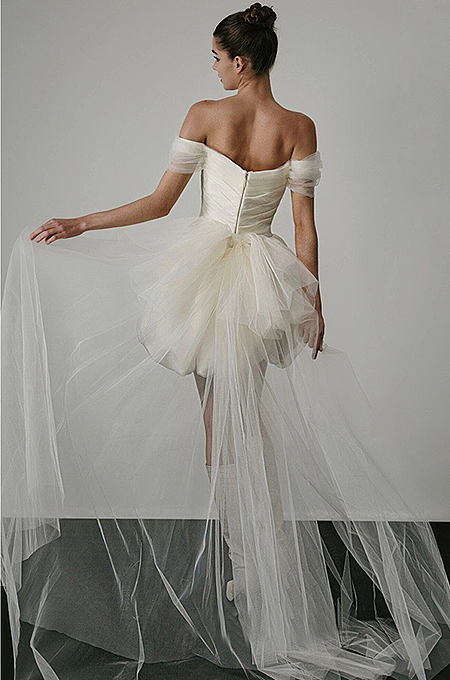 “Étoile de Lune” Silk Organza Bridal Mini – Winter 2026 NYFW Met Gala Collection