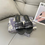 Dior Embroidered Sandals