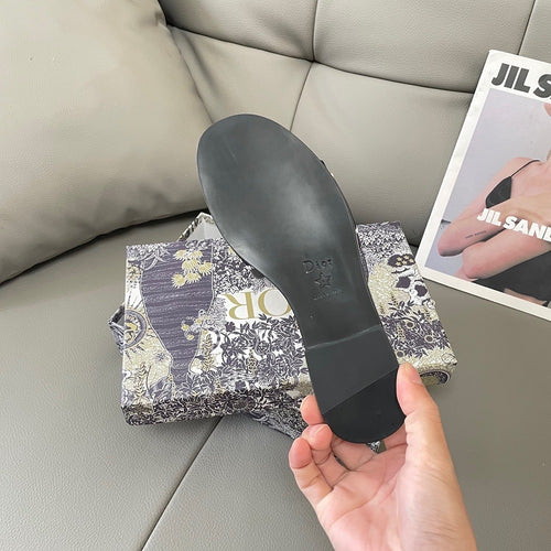 Dior Embroidered Sandals