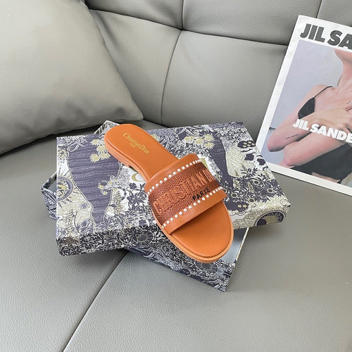 Dior Embroidered Sandals