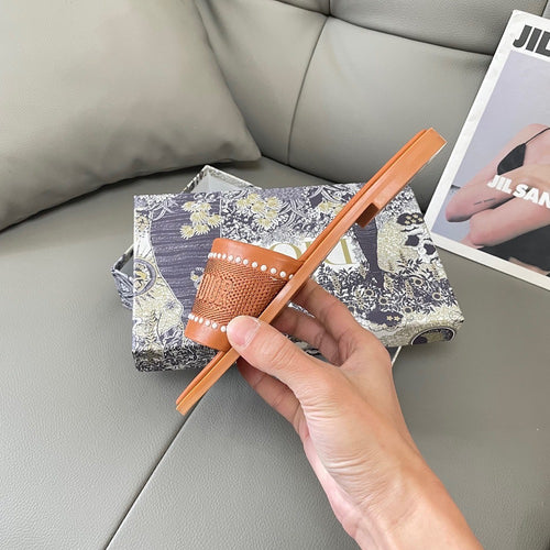 Dior Embroidered Sandals