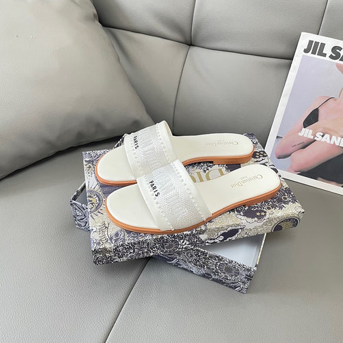 Dior Embroidered Sandals