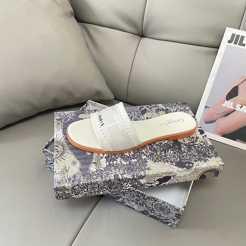 Dior Embroidered Sandals